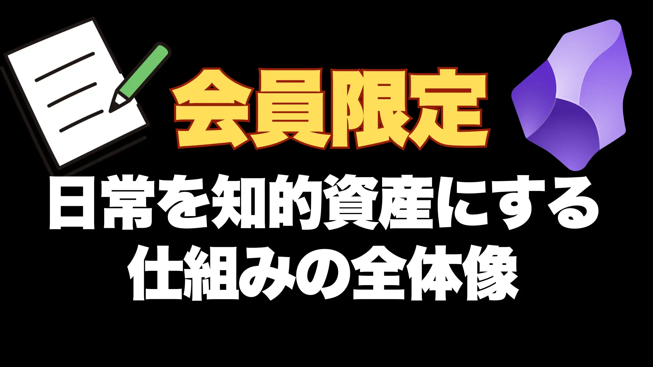 【超初心者向け】Obsidianの使い方:たった30日で日常が資産に変わる!Obsidian×AI完全マスターロードマップ(2) 第2章:”日常を知的資産化する”仕組みの全体像